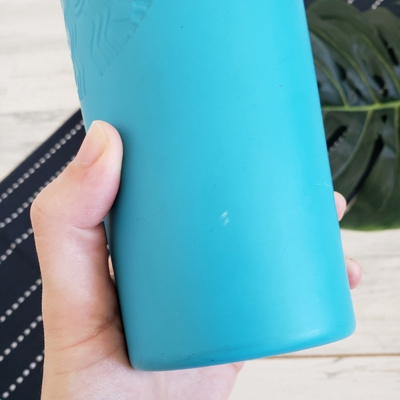 Starbucks| 16 Oz Grande Blue Stainless Steel Tumblr No Straw - Picture 4 of 8